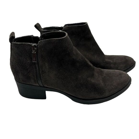 Kenneth Cole New York Women's Dara Leather Bootie Ankle Boots Brown Size 7.5 - Picture 1 of 10